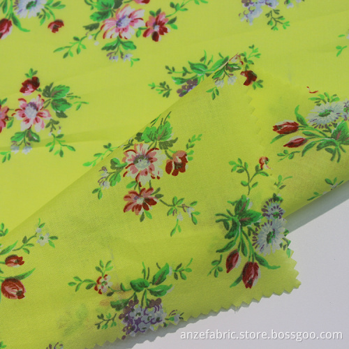 Custom digital printed floral 100 cotton voile fabric